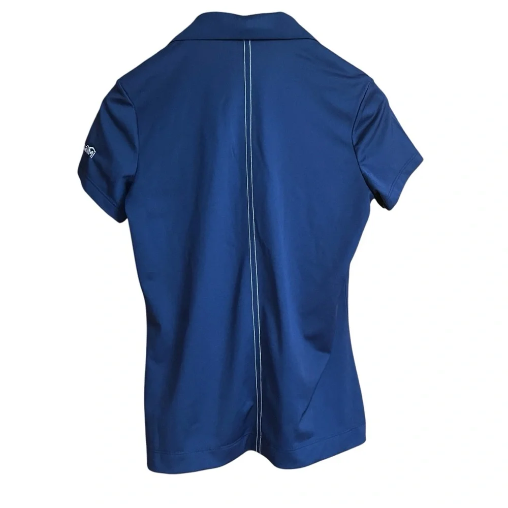 Nike Golf Dri-FIT Women’s Blue Polo‎ Shirt Small National MI Embroidered Logo